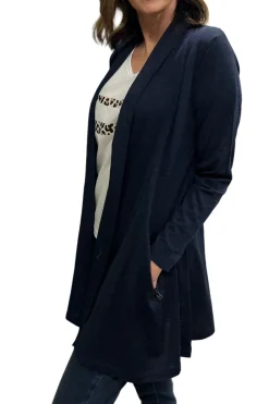 Silvermaple Collection Lucinda Merino Cardigan | Navy Marl