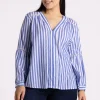 Silvermaple Collection Nautical Blouse | Coastal Stripe