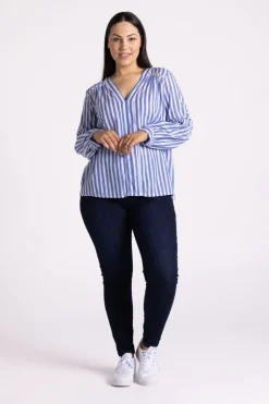 Silvermaple Collection Nautical Blouse | Coastal Stripe