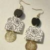 Silvermaple Collection Olivia Rose Earrings | Gold/Black