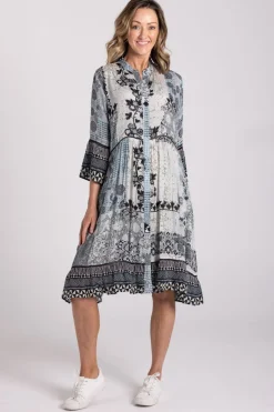 Silvermaple Collection Ophelia Button Through Dress | Vintage Haze