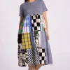 Silvermaple Collection Patchwork Dress | Multi