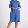 Silvermaple Collection Sandy Button Dress | Royal