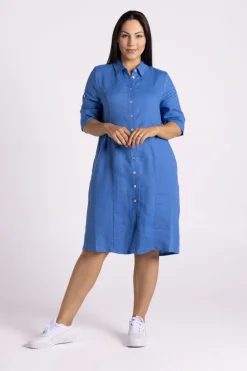 Silvermaple Collection Sandy Button Dress | Royal