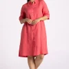 Silvermaple Collection Sandy Button Dress | Melon
