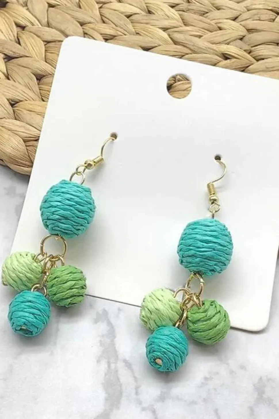 Silvermaple Collection Sandra Ball Earrings | Green