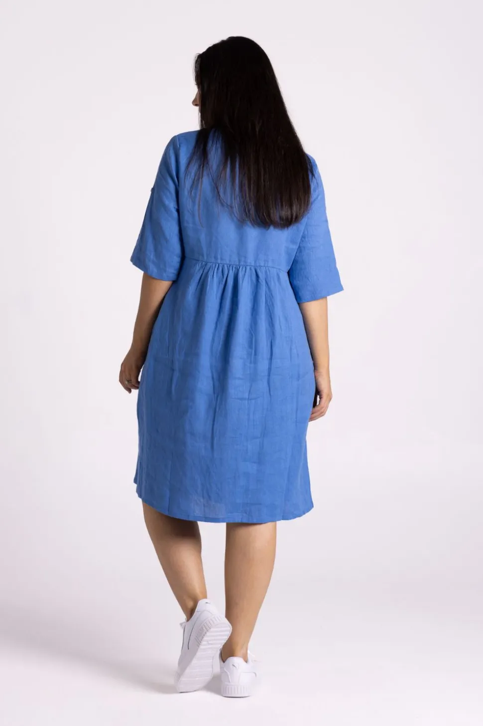 Silvermaple Collection Sandy Button Dress | Royal