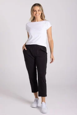 Silvermaple Collection The Ultimate 7/8 Cuff Pant | Black