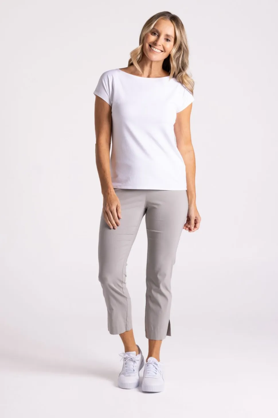 Silvermaple Collection The Ultimate 7/8 Pant | Platinum