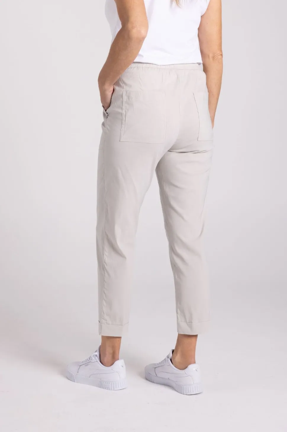 Silvermaple Collection The Ultimate 7/8 Cuff Pant | Sand