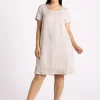 Silvermaple Collection Vanessa Ruffle Hem Dress | Natural