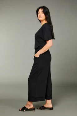 Tani Culotte Resort Pant | Black