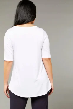 Tani Elbow Swing Tee | White 79765