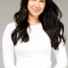Tani High Neck Long Sleeve Top | White | 79276