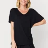 Tani Ivy Swing Tee | Black | 79811