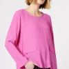 Threadz & Clarity Kerryn Pocket Top | Fushia