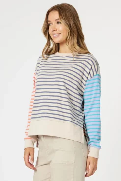Threadz & Clarity Maxwell Sweat | Blue Multi