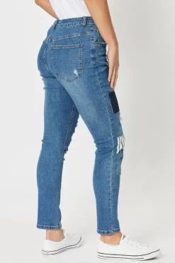 Threadz & Clarity Sofia Patch Jean | Denim