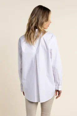 Two T's Cotton Shirt | White