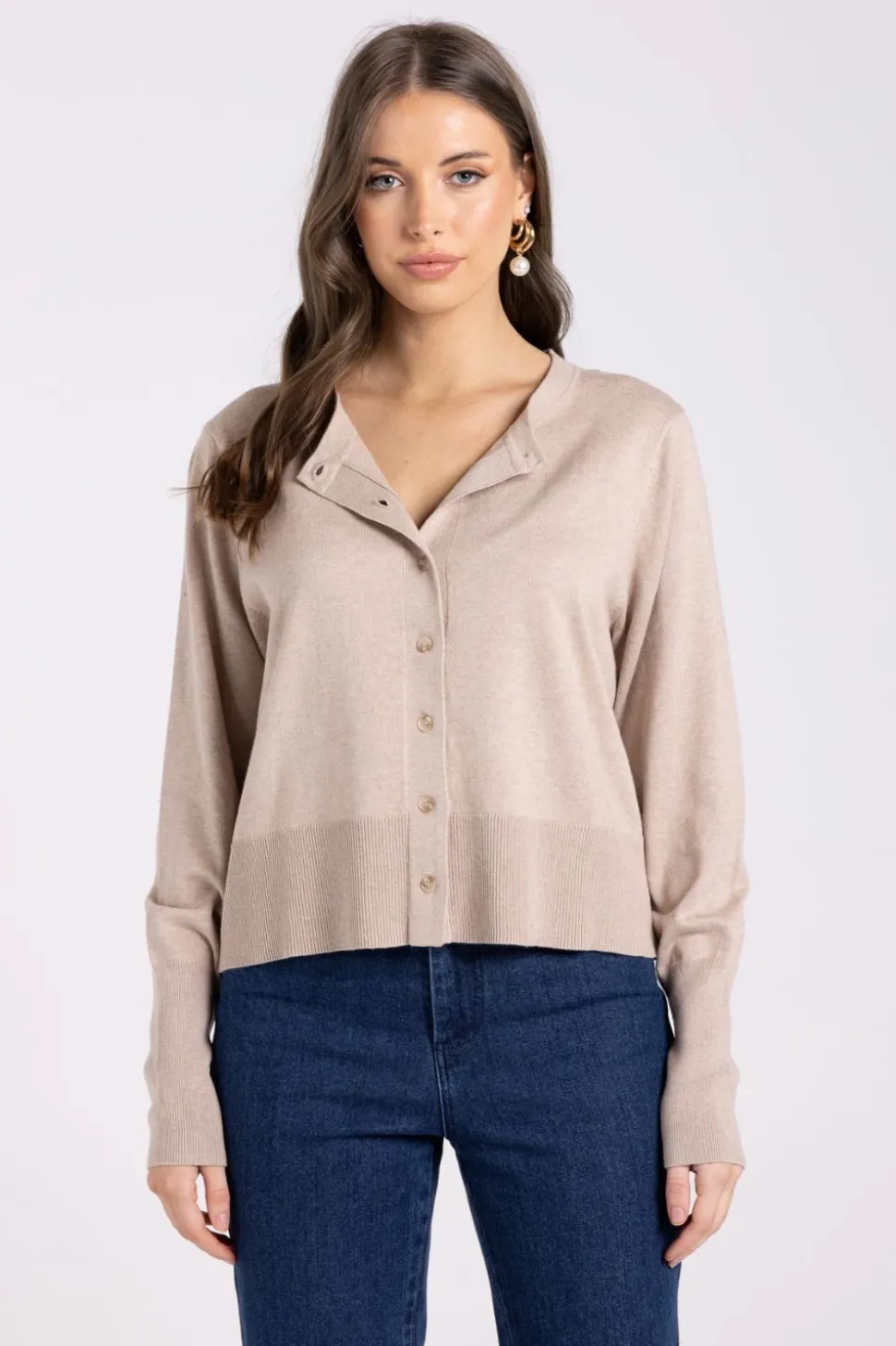 Two T's Crop Cardi | Biscot