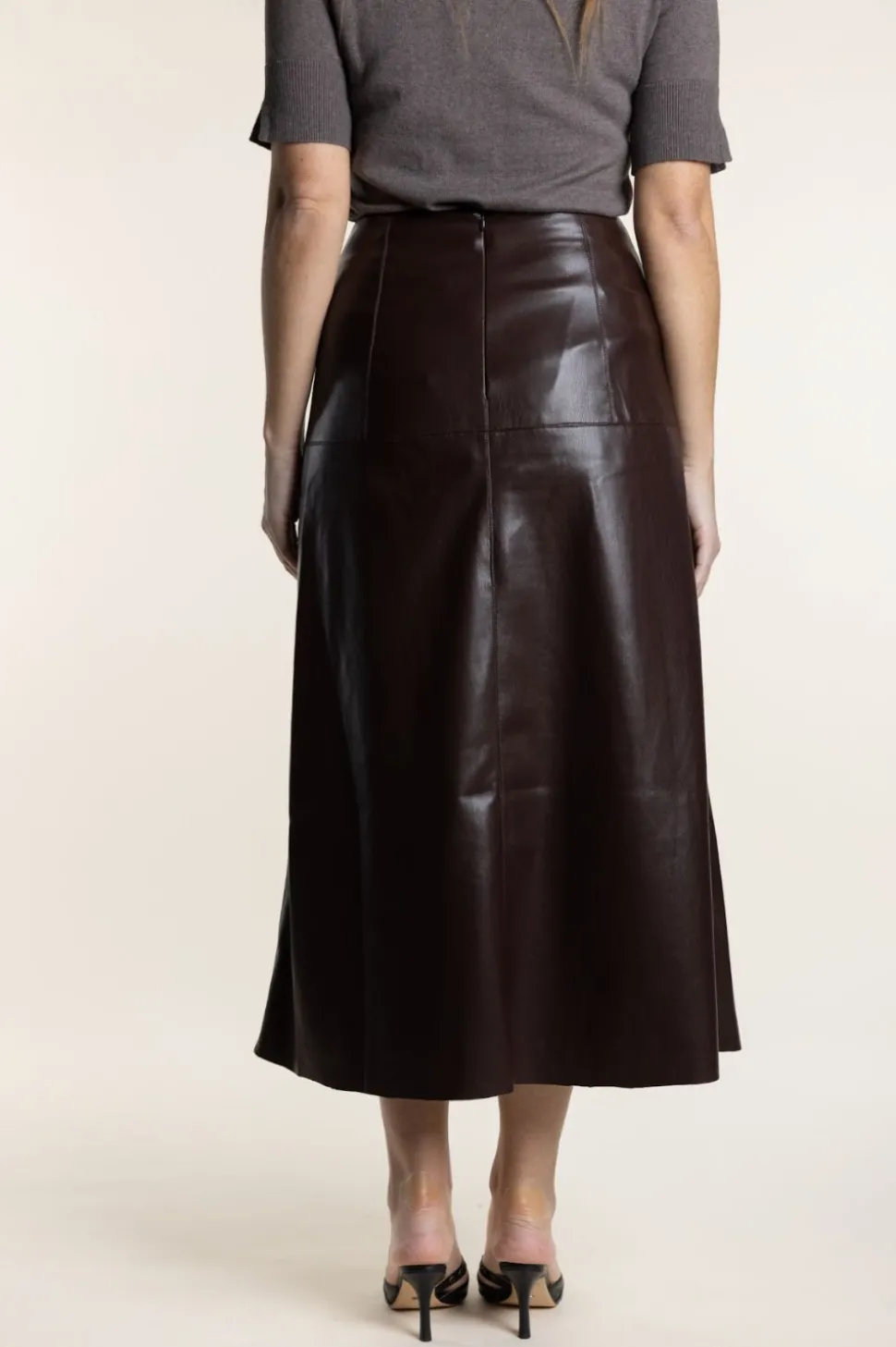Two T's Faux Leather Skirt | Coco