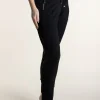 Two T's Ponte Panelled Legging | Black