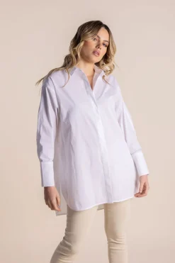 Two T's Poplin Shirt | White