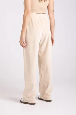 Two T's Velour Pant | Almond