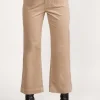 Vassalli Wide Leg Ankle Grazer Pant | Oat