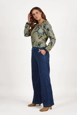 Vassalli Wide Leg Jean | Dark Indigo