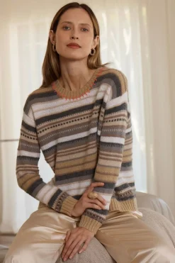 Zaket & Plover Mohair Stripe | Oat