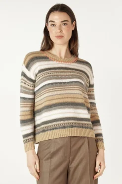 Zaket & Plover Mohair Stripe | Oat