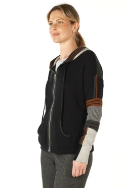 Zaket & Plover Multi Media Hoodie | Black