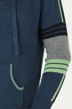 Zaket & Plover Multi Media Hoodie | Denim