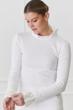 Zjoosh Freya Frill Top | White